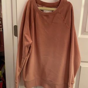 American Eagle Rose Gold Ombré Oversized Sweater